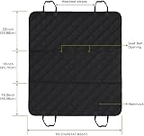 SHINE HAI Dog Car Seat Cover Waterproof Nonslip Hammock Black 54 x 58 view 3