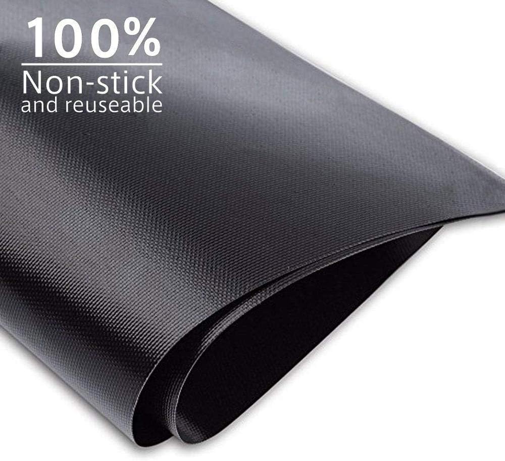 Smart Baking 3 pcs Heavy Duty Teflon Oven Liners, Black, 33 x 40 cm - Image 3