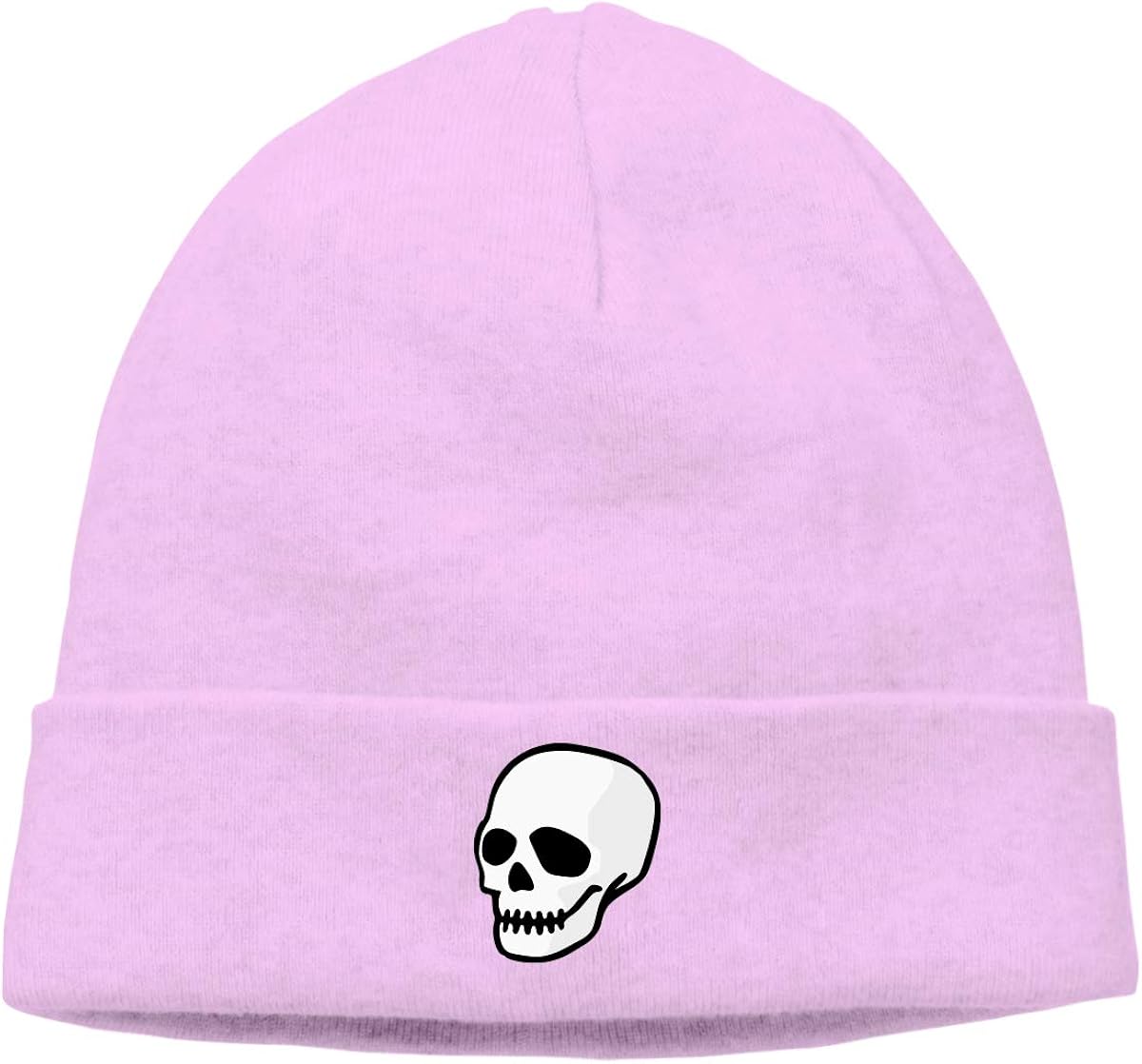 Hip-Hop Knitted Hat for Mens Womens Sugar Skull Unisex Cuffed Plain Skull Knit Hat Cap Head Cap