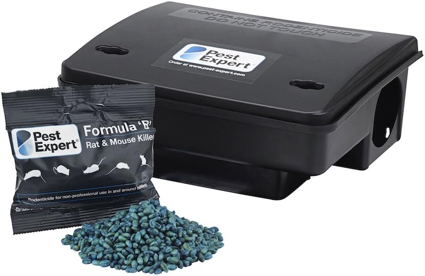 Pest Expert Rat Poison Killer Kit, Professional Strength 1kg Single