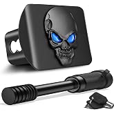 OGYE Metal Skull 3D Emblem Hitch Cover Fits 2
