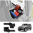 Autorder Trunk Storage Organizer for 2018-2023 Jeep Wrangler JL JLU 2/4 Door Accessories Rear Cargo Side Storage Box Left & Right Side 2PCS