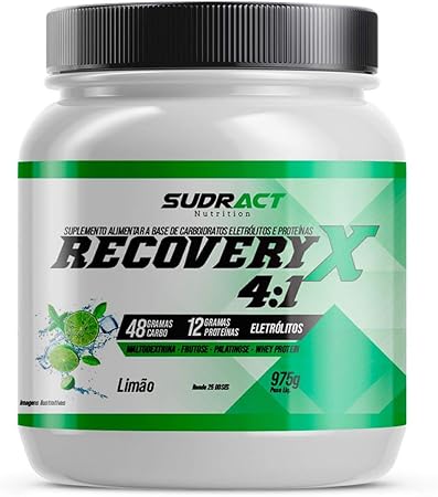 Recovery X 4. 1 - 975G Limão - Sudract Nutrition, Sudract 