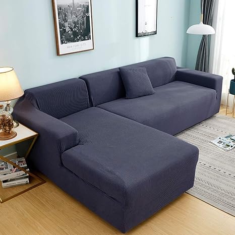 Amazon ソファーカバー えるじ 無地 チェック柄 ソファーシーツ 大判 3人掛け 4人掛け 組合せ 肘付き 縦横弾力 防塵 滑り止め 汚れ防止 優しい肌触り感 柔らかい 犬猫対策 収納便利 北欧 グリーン ソファカバー マルチカバー オンライン通販