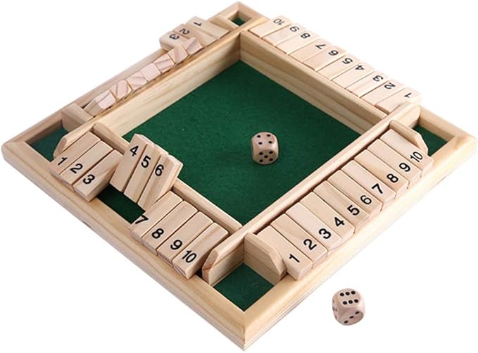 LIAOLI 4 lados Flop juegos de vídeo de madera virtual juego de mesa un