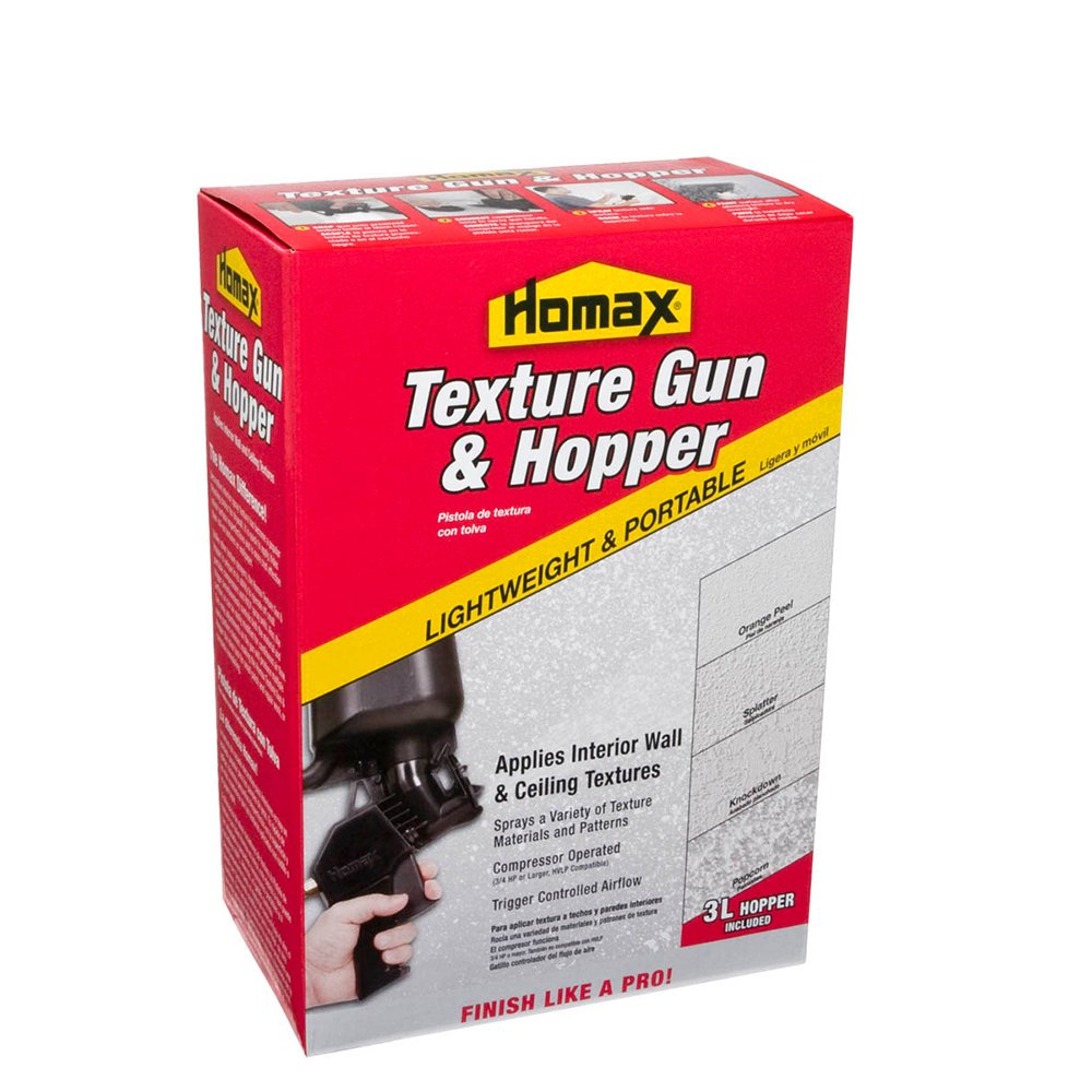 Photo 1 of Homax Pneumatic Texture Gun and Hopper, 3L - Texturing Tool (041072046305)