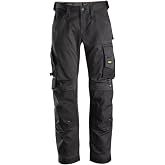 Snickers Workwear U6351 Stretch Loose Fit Work Trousers Men's Pants, Durable Stretch Fabric, Reinforced Knees