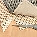 Non Slip Area Rug Gripper 4x6 Feet, Rug Gripper for Hardwood Floors, Laminate, Vinyl, Stone & Tile, Anti Slip Area Rug Pad for Under Rugs