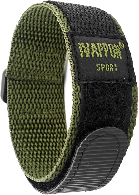 Amazon Ivappon 時計ベルト マジックテープ カジュアル アウトドア スポーツ ナイロン ストラップ 腕時計用 mm 標準長 グリーンナイロン プラスチック尾錠 時計バンド 腕時計 通販