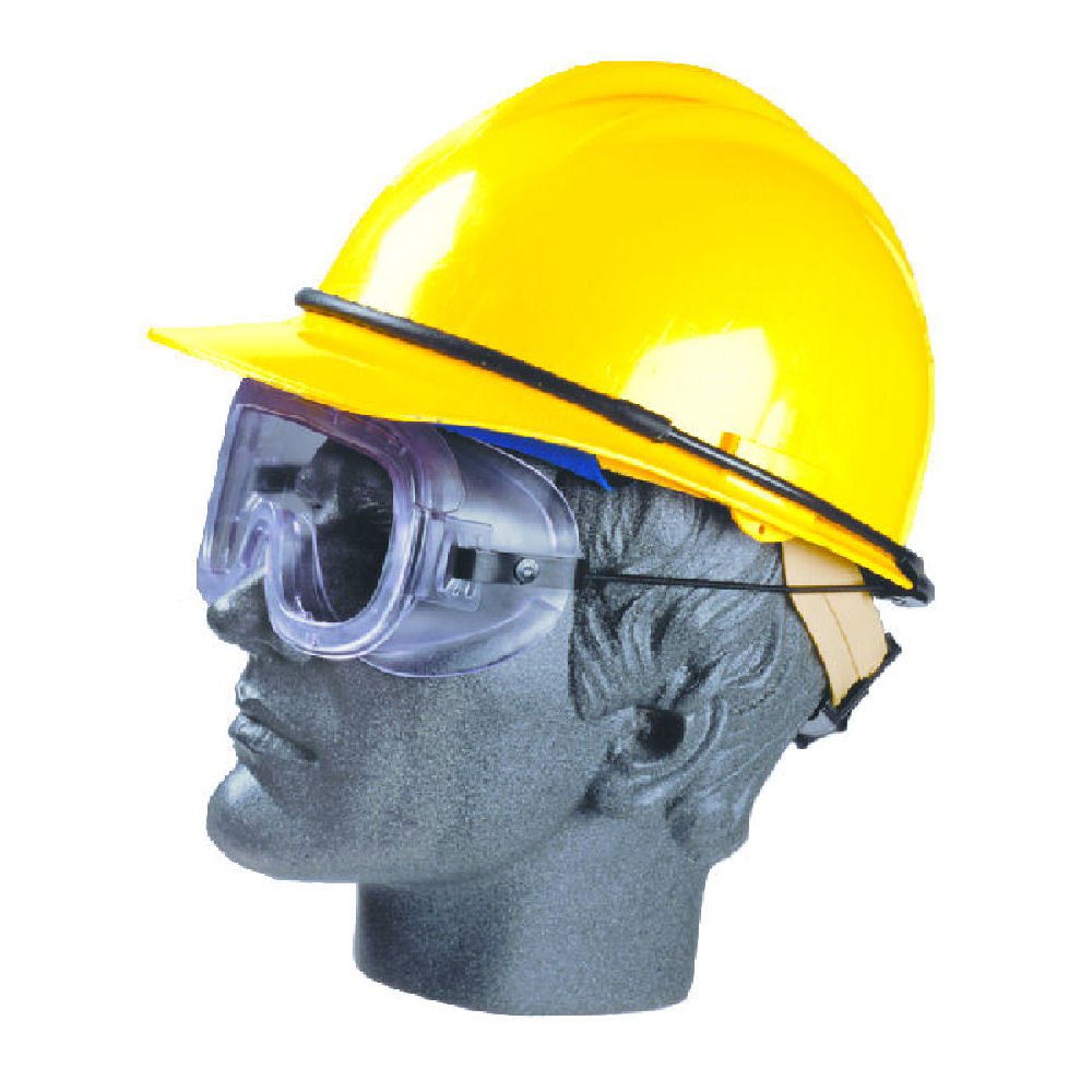 hard hat goggle retainer clip