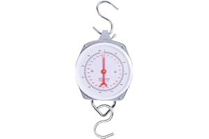 Yogayet Mechanical Hanging Scales 550lb/250kg, High Accuracy Spring Dial Weight Scale for Kitchen Fishing Hunting Farms