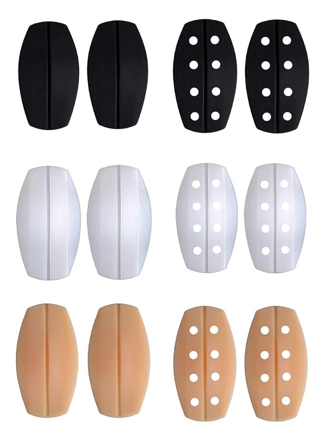 6 Pairs Silicone Bra Strap Cushions Holder NonSlip Comfort Shoulder