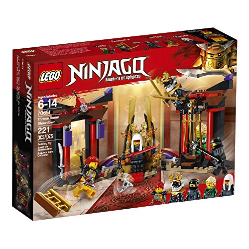 61Y Ra6J1GL - LEGO NINJAGO Masters of Spinjitzu: Throne Room Showdown 70651 Building Kit (221 Piece)