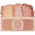 I'm Meme Palette - Afternoon Tea Blusher | Warm Flavor, Warm Tone Blush for Cheek, Natural Makeup, Neutral Tone, 3 Shades Palette, Matte Powder Blush for Face & Cheeks, For All Skin Tones, 0.4 oz