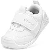 Baby Shoes Wide Toe Box Infant Boy Girl First Walker Shoe Toddler Crib Barefoot Sneakers Non-Slip Sole Soft Breathable Mesh Lightweight Walking Indoor Newborn Chubby Babies 6 9 12 18 24 Months