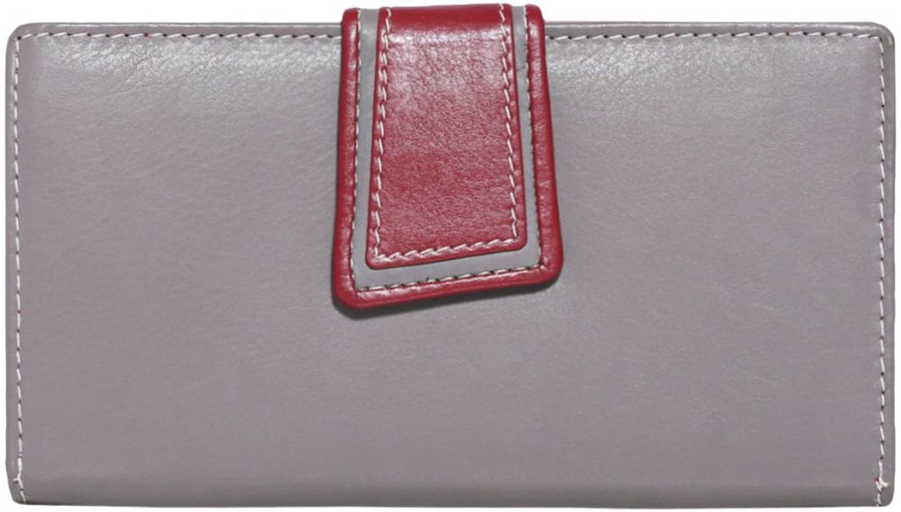 Handmade Genuine Leather Ladies Wallet Credit Card, Id Window and Coin Pocket Purse Clutch #2029