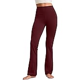 CRZ YOGA Butterluxe Flare Leggings 29"/30.5"/32"/33.5" - High Waist Bootcut Wide Leg Lounge Womens Yoga Pants with Pocket