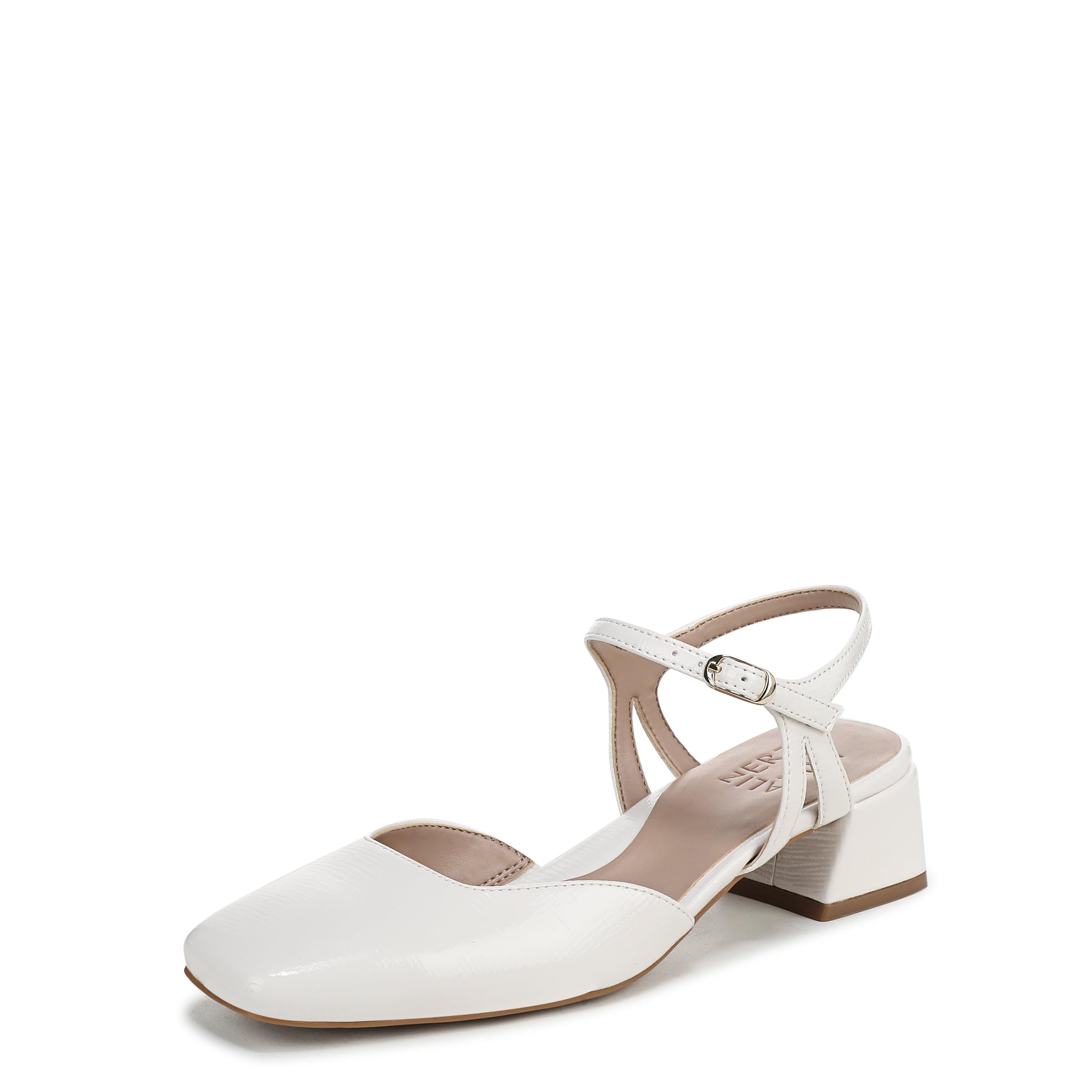 Naturalizer Women’s Hattie Pump Warm White Textured 11 W