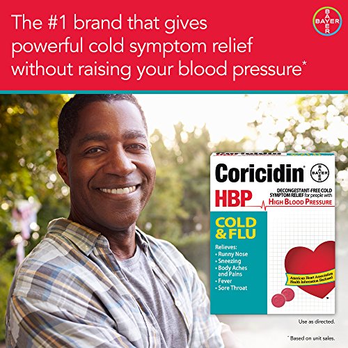 Coricidin HBP DecongestantFree Cold & Flu Medicine For Hypertensives
