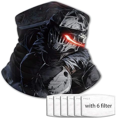 Amazon Com Collettekmaddox Face Cover Masks Mouth Guard Balaclava Neck Gaiter Goblin Slayer Bandanas Home Kitchen