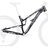 YFGSFWTS Full Suspension Mountain Bike Frame 27.5er Aluminium Alloy Softtail Frame 17'' DH/XC/AM Quick Release 135mm Frame Disc Brake Bicycles Frame