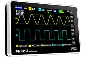 FNIRSI 1013D Oscilloscope - Handheld Tablet Oscilloscope, Portable Digital Storage Oscilloscope 2 Channels 100Mhz Bandwidth 1