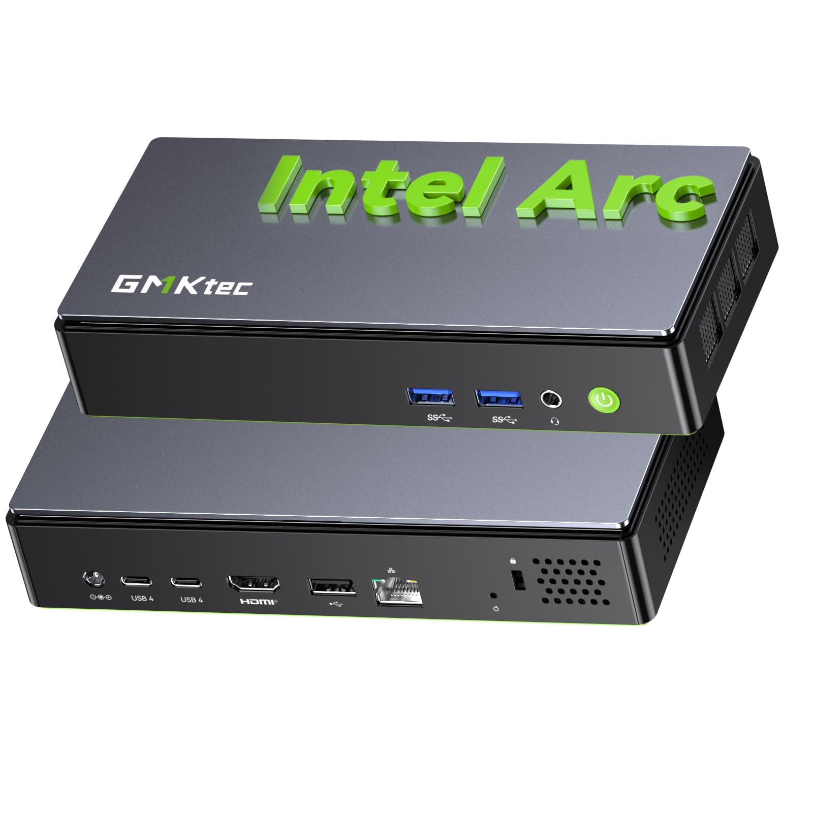 GMKtec K13 Mini PC Intel Ultra 7 256V (Turbo 4.8GHz) GPU 64 Tops Intel ARC 140V SK Hynix LPDDR5X 8533 MT/s PCIe 4.0 SSD Desktop Mini Computer 5GbE LAN NIC/ 2X M.2 Expansion Slots/ USB4/ HDMI Image