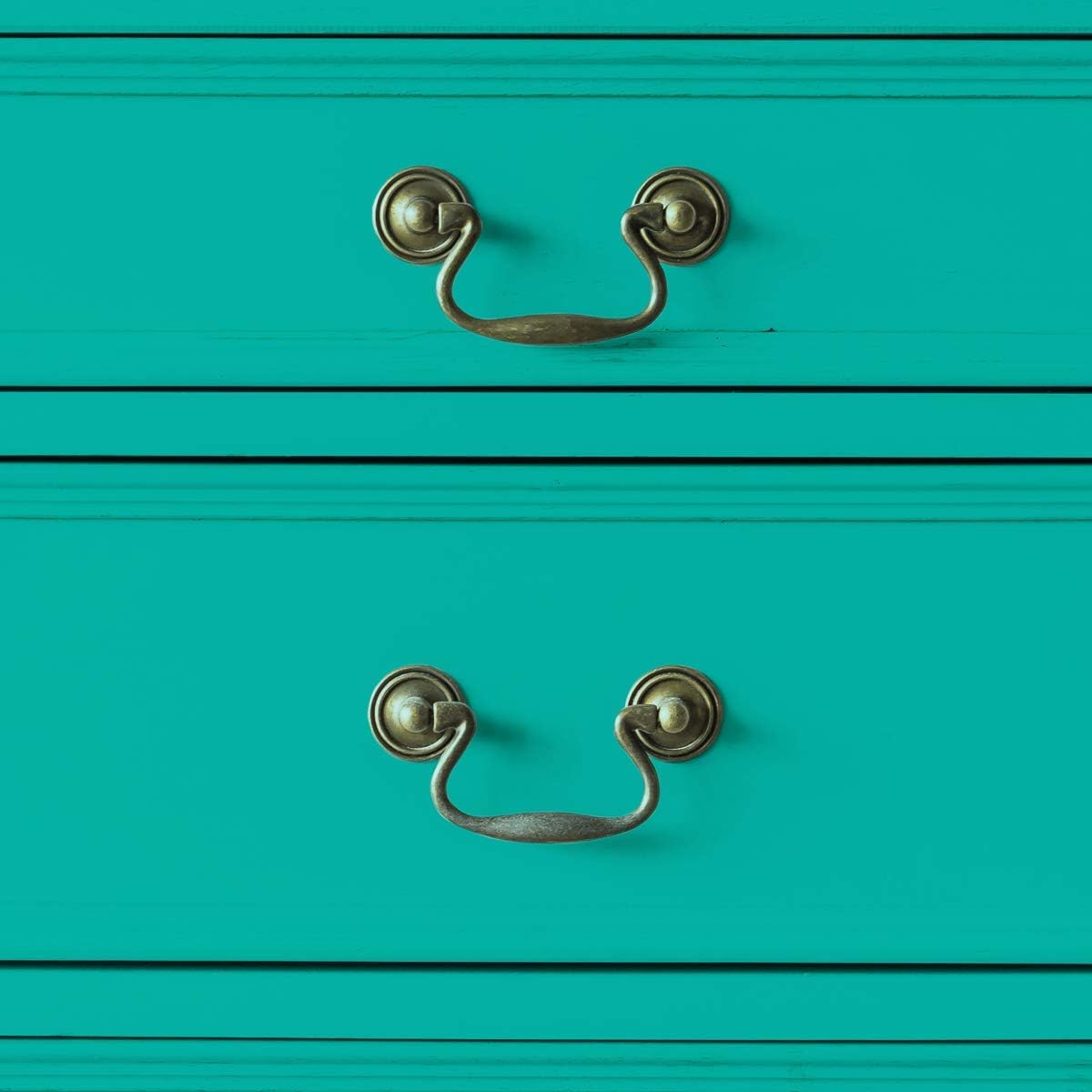 Hemway Chalk Based Furniture Paint, Bright Teal Turquoise 1L, Matt Finish Shabby Chic, Chalk Paint Furniture & Walls - Image 5