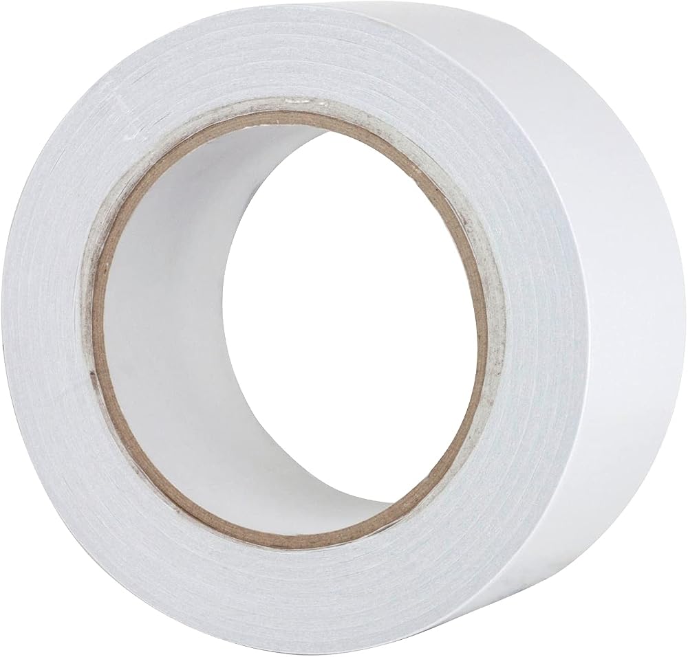 Gocableties Clear Double Sided Tape 50mm x 33m Strong Adhesive Craft Photo