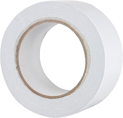 Gocableties Clear Double Sided Tape 50mm x 33m Strong Adhesive Craft Photo