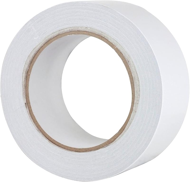 Gocableties Clear Double Sided Tape 50mm x 33m Strong Adhesive Craft Photo