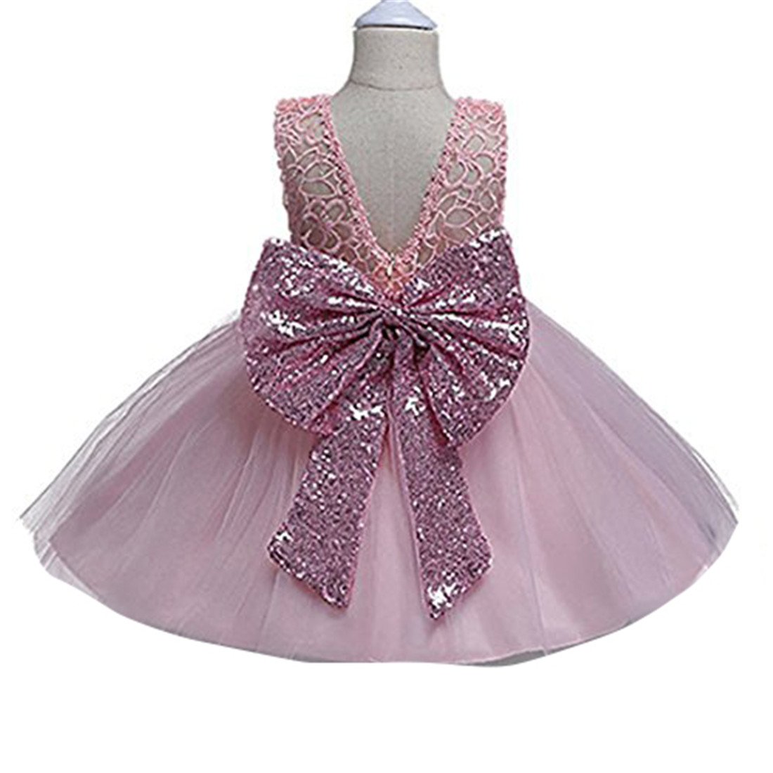 Blush Pink Baby Flower Girl Tulle Backless Dresses For Wedding | Desertcart Fiji Blush Pink Baby Flower Girl Tulle Backless Dresses For Wedding | Desertcart Fiji