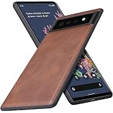 X-level PU Leather Case for Google Pixel 6, Shockproof, Anti-Scratch, Brown | Premium PU leather case with soft bumper, hard back, non-slip grip, anti-fingerprint finish and shockproof protection.