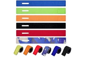 Fishing Rod Ties,12 Pcs Adjustable Fishing Pole Straps,Stretchy Fishing Pole Wrap Bag Accessories,for Fixing The Fishing Rod,