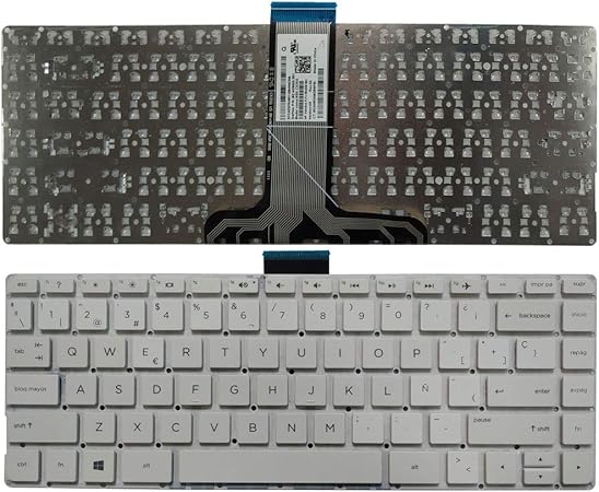 Amazon Com Laptop Replacement Keyboard Fit Hp Pavilion 14 Ax 14 Ax000 14 Ax100 Tpn Q1 Spanish Layout Computers Accessories