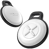 QNCZ Key Tracker, Air Tags-2 Pack, Luggage Tracker Works with Apple Find My (iOS only), Water-Resistant, GPS Tracker Tags for Wallet, Luggage, Keys, Backpack, Black