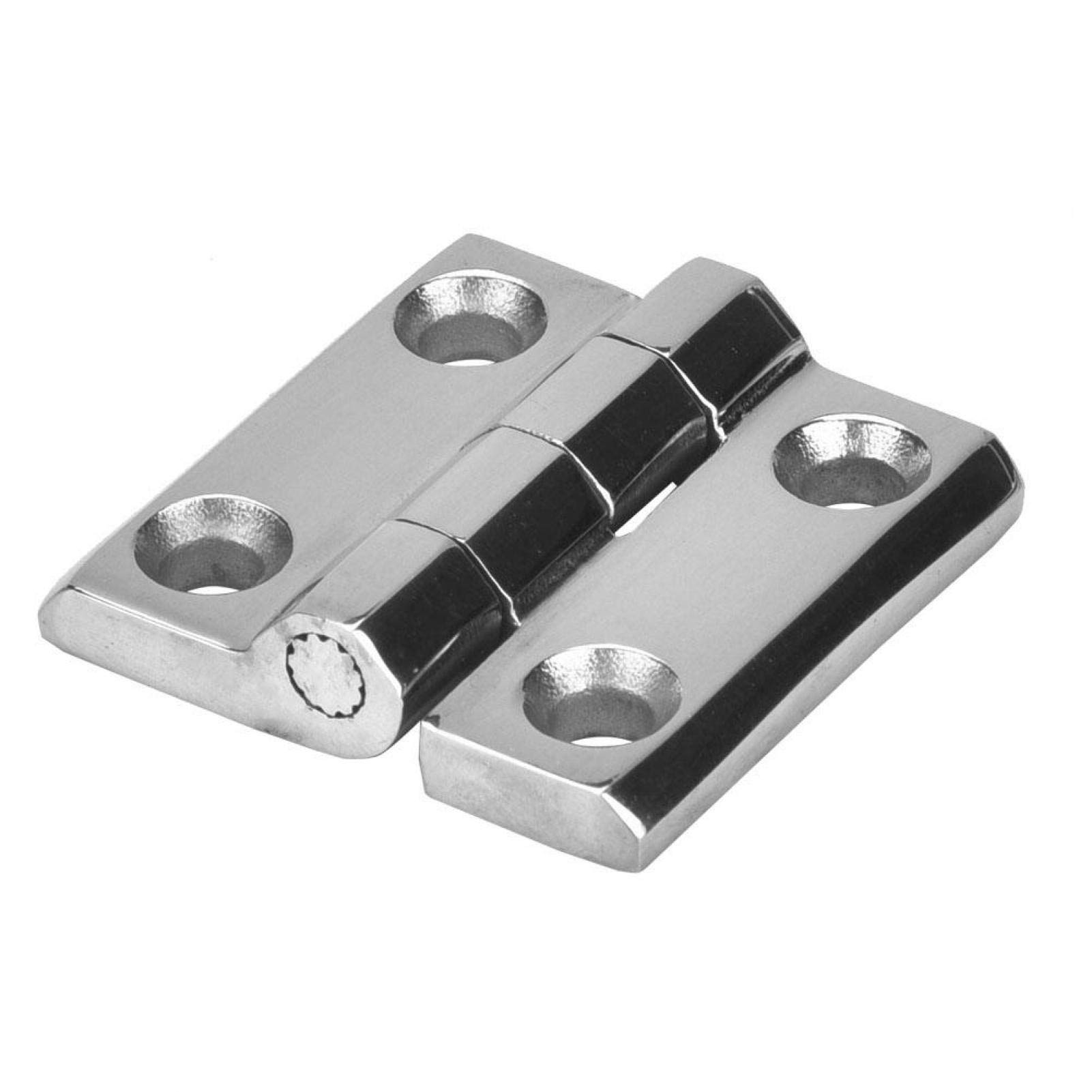 Stainless Steel Hinges Spring Door Hinges 1.6/2.0/2.4in Cabinet Gate Door Marine Butt Hinges Squares Hinge Folding Butt Hinges 40x40mm