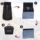 MAXTOP 50L Ultra Lightweight Packable Backback With Wet Pocket Foldable Rucksack view 7