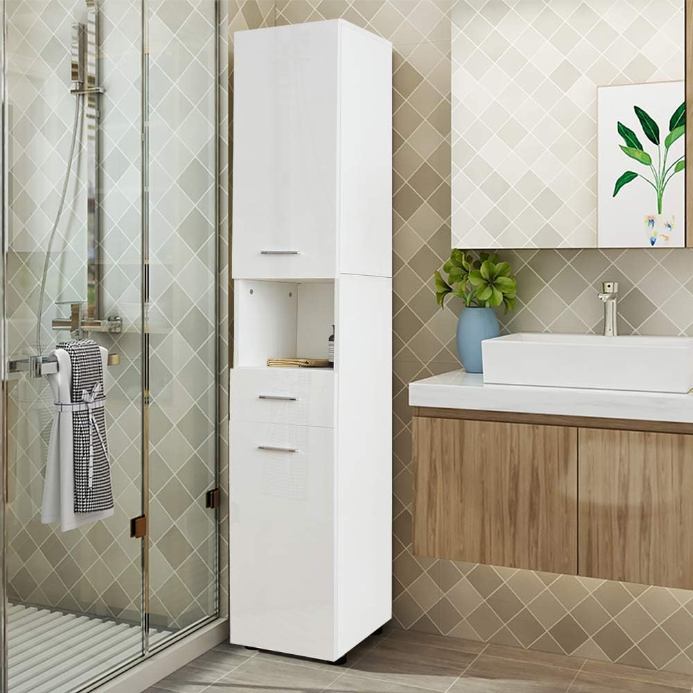 NOUVEAU Colonne de Salle de Bain Meuble Armoire de Salle de Bain L 30