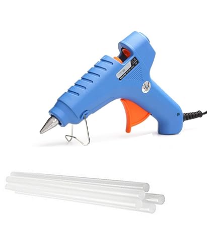 K999 40W 40 WATT Leak Proof Professional HOT MELT Glue Gun with LED Indicator Free 5 Glue Sticks