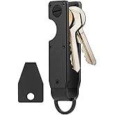 Key Organizer With Key-Handle,Compact Met-allic Key Holder,Met-allic Key-Organizer,Smart Keychain Secures 1-5 Keys