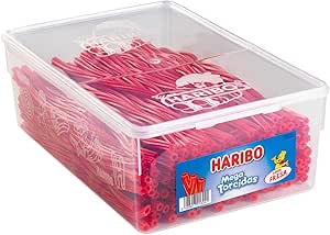 Haribo Mega Torcida Roja Geles Dulces, 1800g