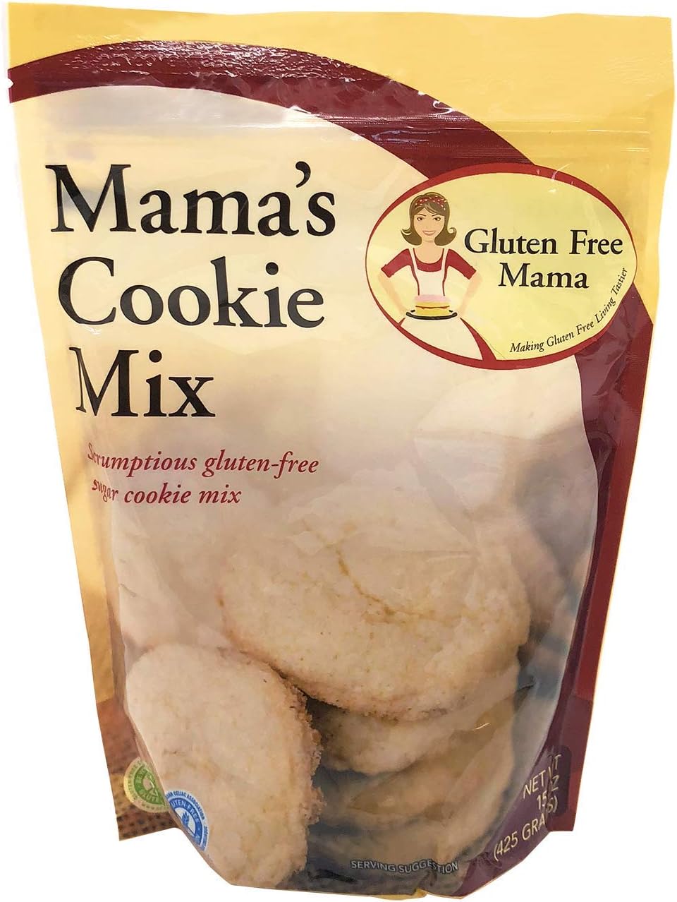 Gluten Free Mama’s - Sugar Cookie Mix - Non-Gritty and Smooth - Certified Gluten Free - Premium Ingredients - All Purpose - Safe for Celiac Diet - Easy to Store
