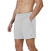 Roadbox Men's 5 Inch Running Athletic Quick Dry Shorts with Pockets for Workout Gym Exercise