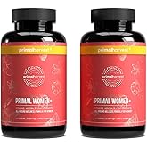Primal Harvest Multivitamin for Women Vitamin A, Vitamin C, Vitamin D and E, Vitamin B12, B6, Biotin, Zinc Supplements, 60 Capsules (Womens 2 Pack)