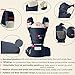 Baby Carrier,Baby Carriers Front and Back -The COMPLETE All Seasons 360 Ergonomic Baby & Child Carrier with Baby Hip Seat,8 in 1,Newborn to Toddler,2017 New Style By VOUSKA