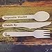 Premium Eco-Friendly Birch Wood Cutlery Set : Pack Of 200 Biodegradable Forks, Knives & Spoons – Disposable Wooden Utensils For Parties, Picnics, Events & Weddings – Durable & Environmentally Safe
