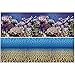 Vepotek Aquarium Background Ocean Seabed/Coral Reef Double Sides (72X24H)