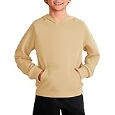 Haloumoning Boys Fashion Hoodies Kids Long Sleeve Hooded Sweatshirts with Kangaroo Pocket 5-14 Years
