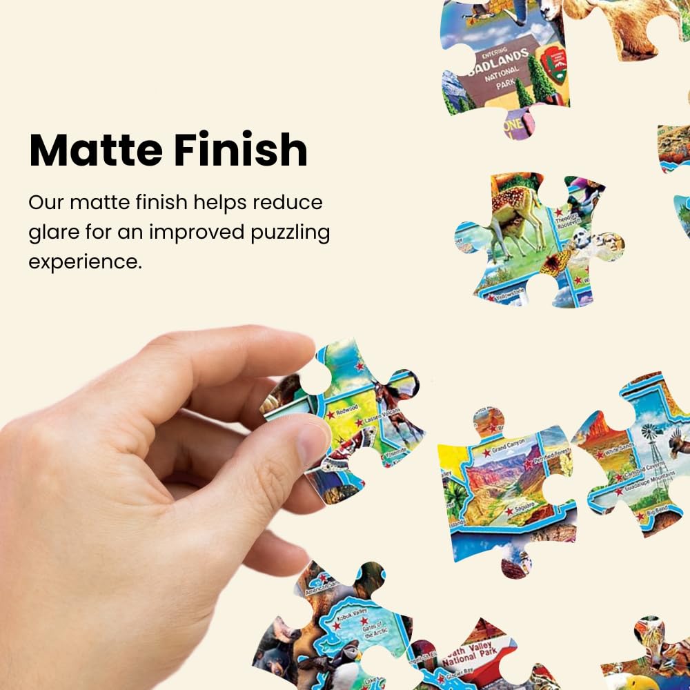 MasterPieces - 1000 Piece Jigsaw Puzzle, National Parks of America, Fun for Adults, Family, Kids 19.25